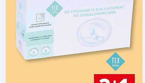 d'allaitement blancs TEX BABY à Prix Carrefour