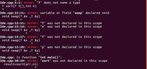 cout does not name a type error in c++