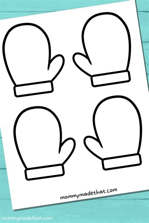 Couting Printables Of Gloves