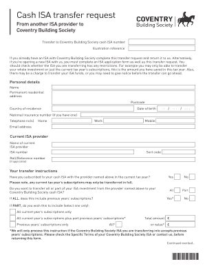 coventry building society isa transfer form