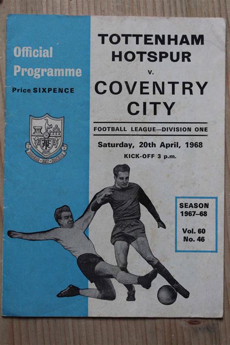 coventry city football programmes