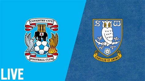 coventry v sheffield wednesday on tv