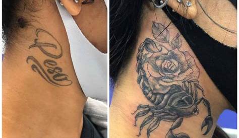 Neck Cover Up Tattoo Ideas | Cover up tattoos for women, Up tattoos