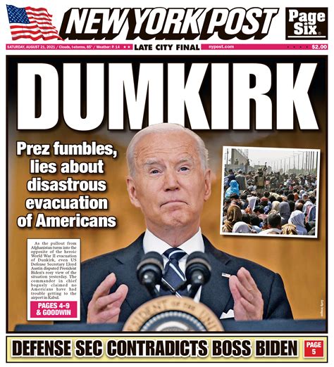 cover of new york post today