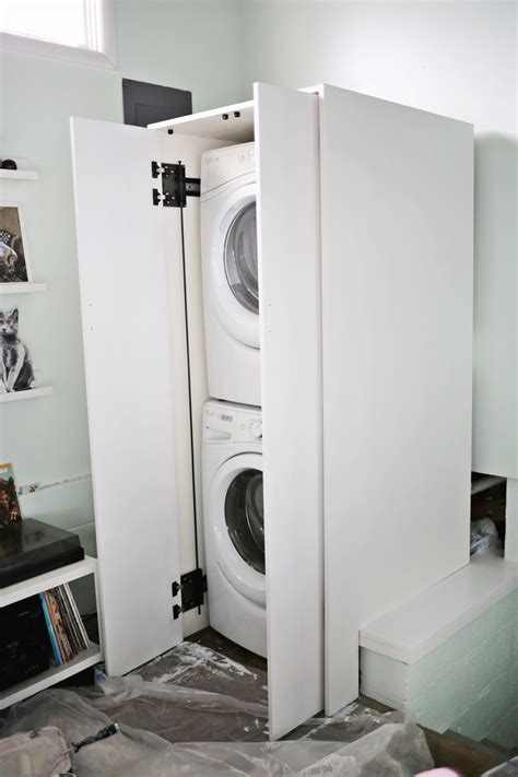 cover washer and dryer in kitchen