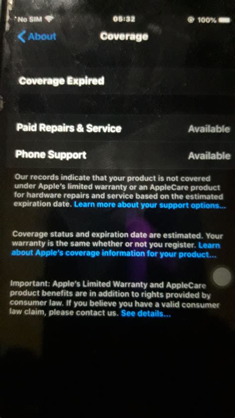 how to check Repairs and Service Coverage Expired of any apple device