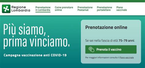 covid lombardia prenotazione vaccini