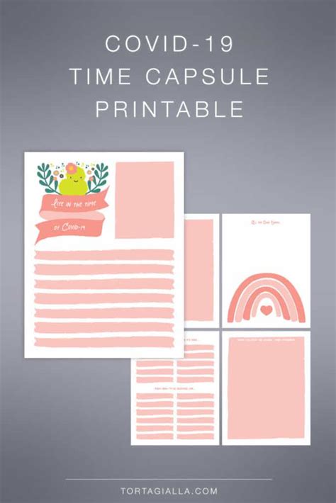 Covid Time Capsule Pdf Printable