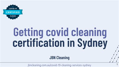 Covid-19 Cleaning Services Certification