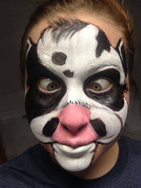 Cow face painting