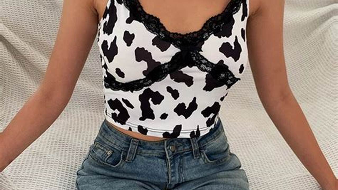 Unleashing the Cow Print Crop Top: Discover Style and Versatility