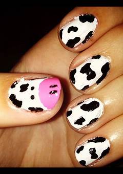 Cow Print Nail Stickers: The Latest Trend In Nail Art
