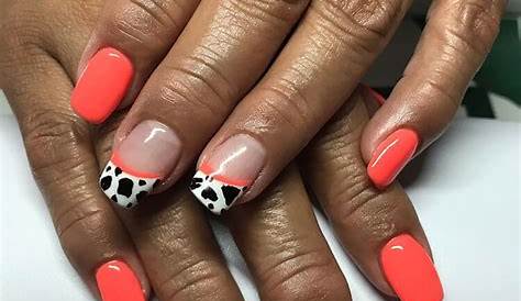 Utterly Adorable These Cow Print Nails Are Taking the by