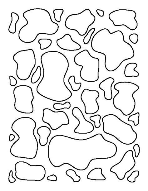 Cow Spots Pattern Printable