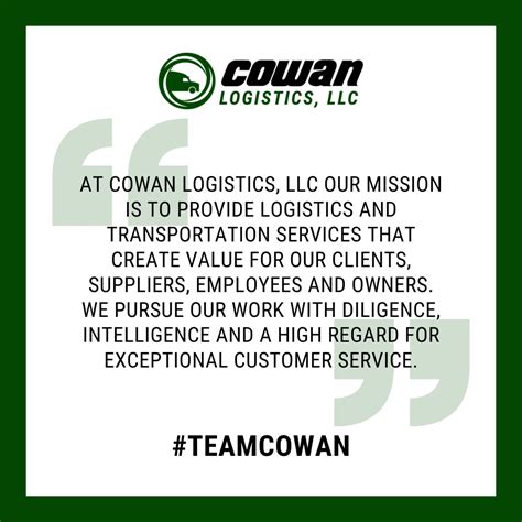 cowan logistics carrier setup