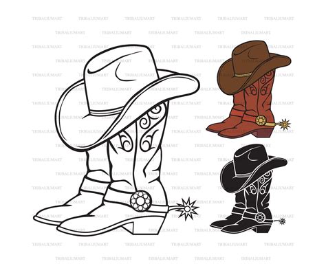 Cowboy Bundle svg Cowboy Boot svg Cowboy Hat svg Country Etsy