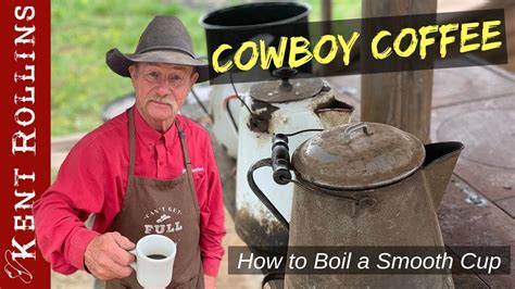 A recipe for smooth, boiled cowboy coffee from chuck wagon