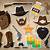 cowboy photo booth props free printables