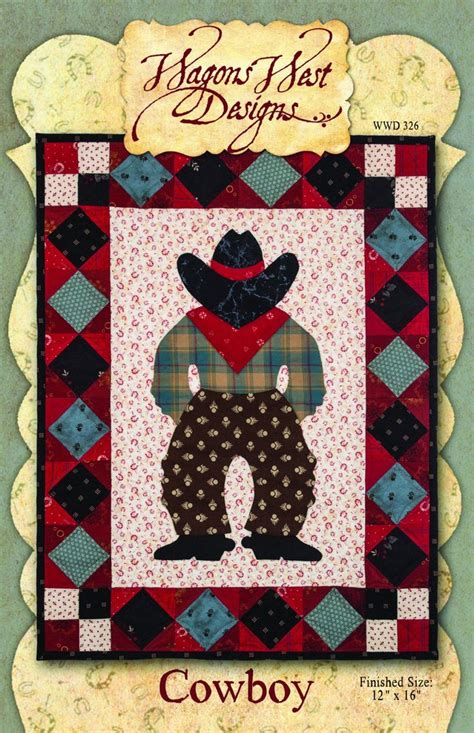cowboy applique quilt patterns