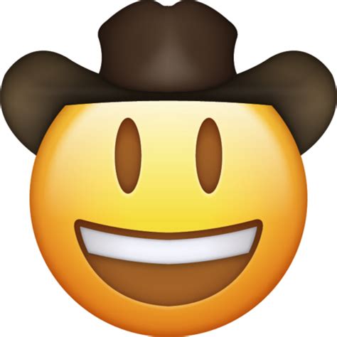 cowboy emoji transparent background