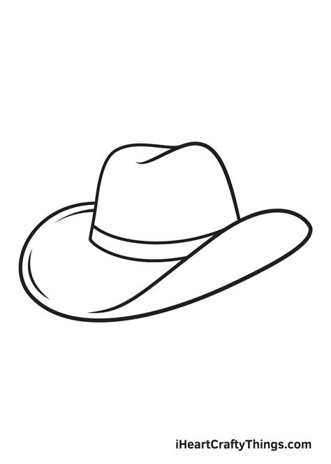 Cowboy Hat Drawing