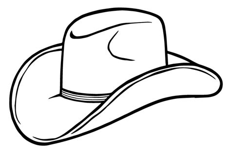 cowboy hat outline png