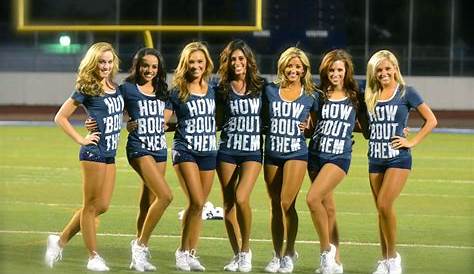 The San Diego Chargers cheerleaders line up during the first half of an