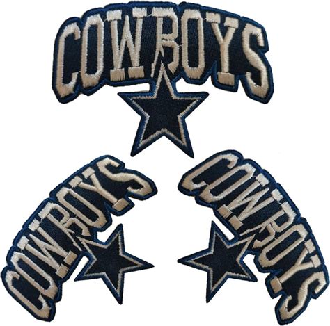 cowboys iron on patch