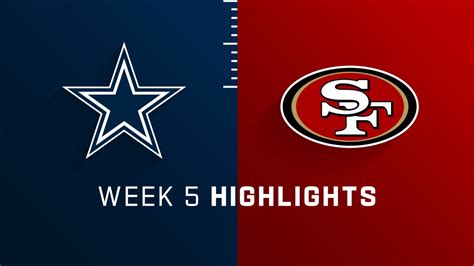 cowboys vs 49ers highlights espn