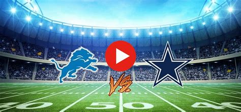 cowboys vs lions 2023 live stream