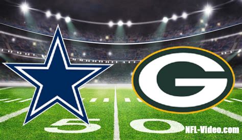 cowboys vs packers game today