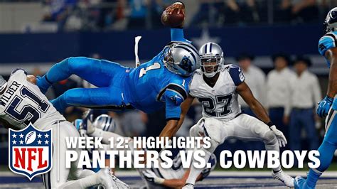 cowboys vs panthers youtube nfl