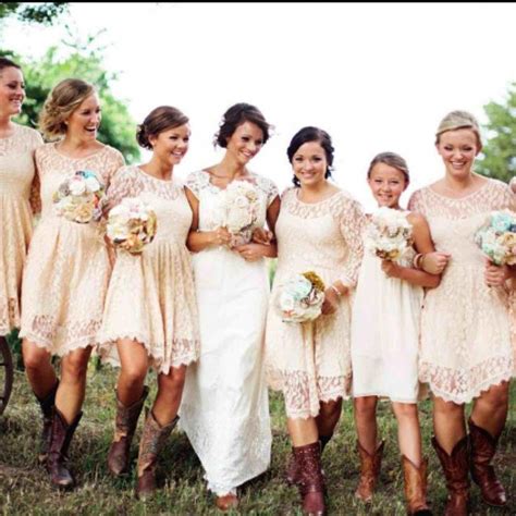 cowgirl style bridesmaid dresses