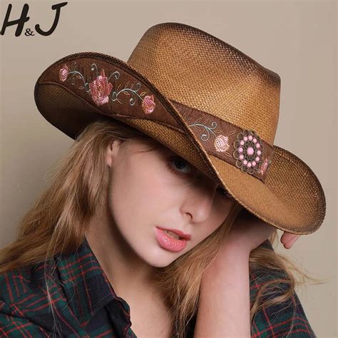 cowgirl style summer hat