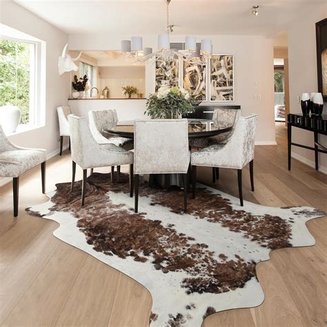 Cowhide Rug On Table