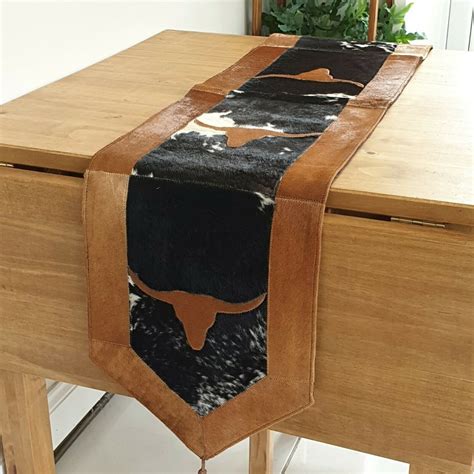 Cowhide Table Runner