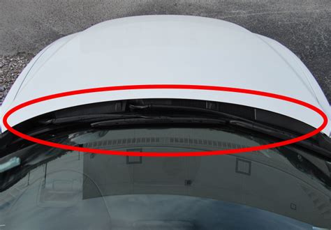 cowl area of a car