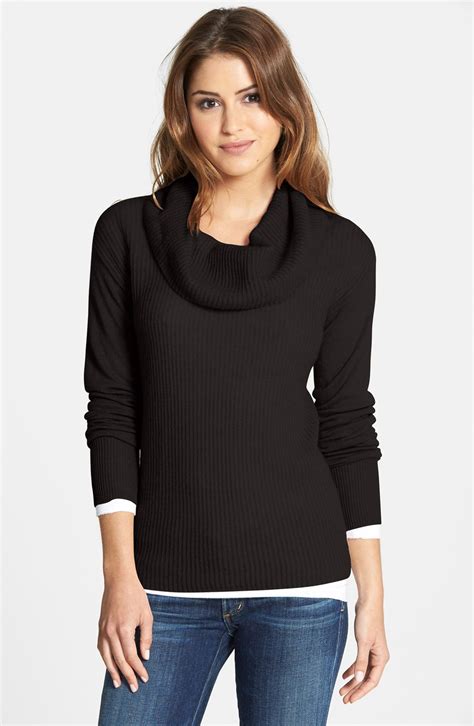 cowl neck sweatshirt