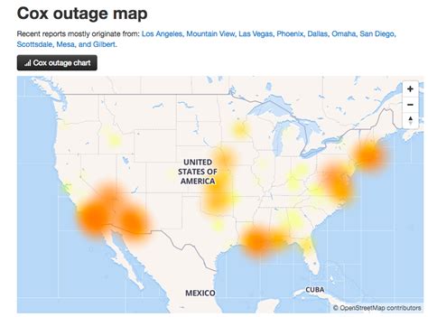 Cox Outage Map Mesa Az