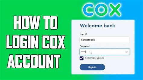 cox internet login