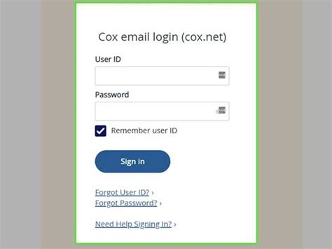 cox login email