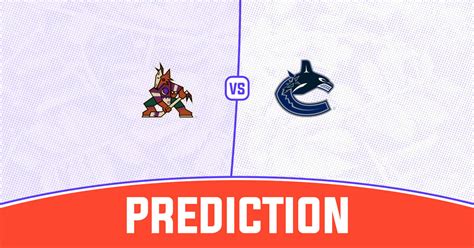 coyotes vs canucks prediction