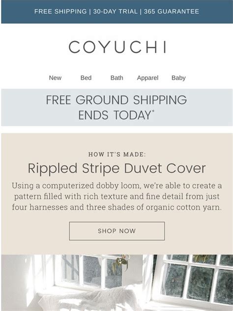Coyuchi Free Shipping Code