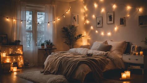 Cozy Bedroom with Ambient Lighting