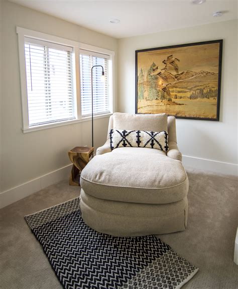 cozy chair in bedroom