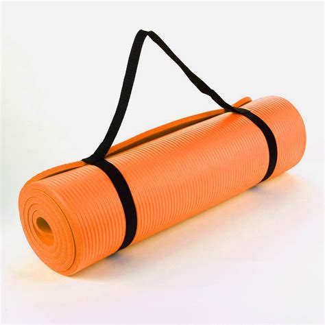 cozy orange yoga mat