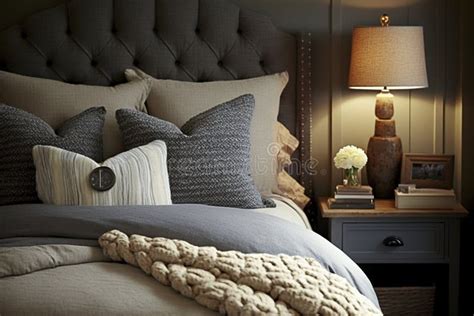 Cozy textures and fabrics for bedroom
