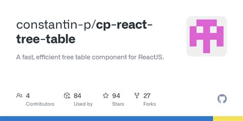 Cp React Tree Table Example