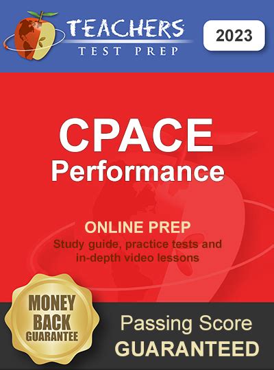 cpace test prep book