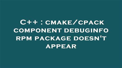 cpack add rpm scriptlet